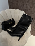 Stivale gambale alto con tacco