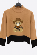 Maglione teddy animalier