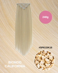 Extension 228gr lisce 7 clip vari colori