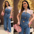 Completo Denim Sculpt Rose