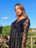 Abito con paillettes Nero