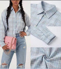 Camicia a quadri con bassotto