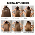 Extension 150gr lisce 7 clip vari colori