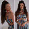 Coda Riccio afro con coulisse vari colori