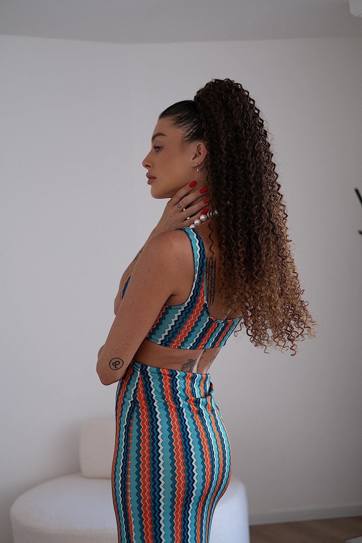 Coda Riccio afro con coulisse vari colori