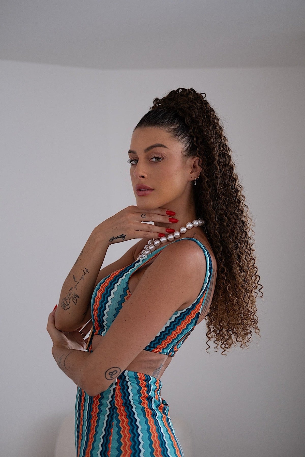 Coda Riccio afro con coulisse vari colori