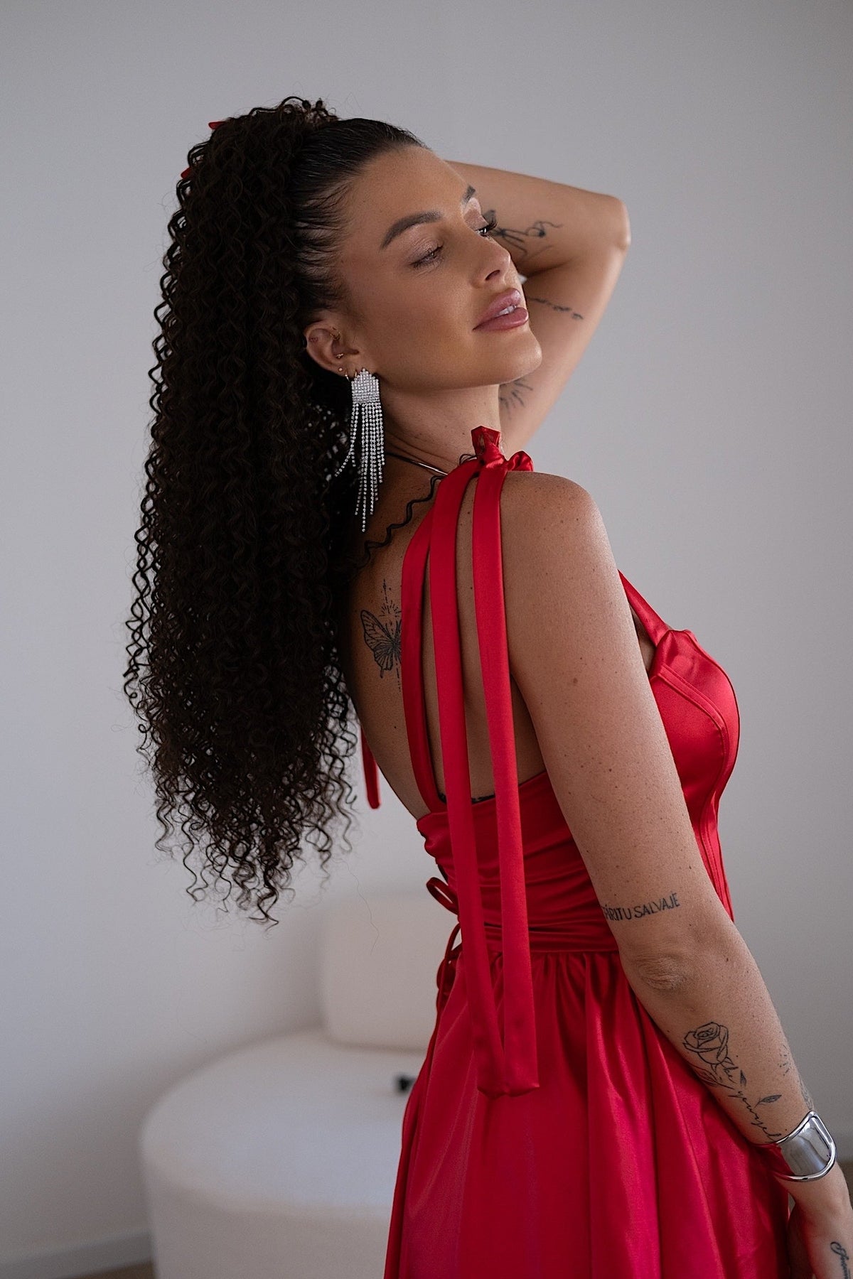 Coda Riccio afro con coulisse vari colori