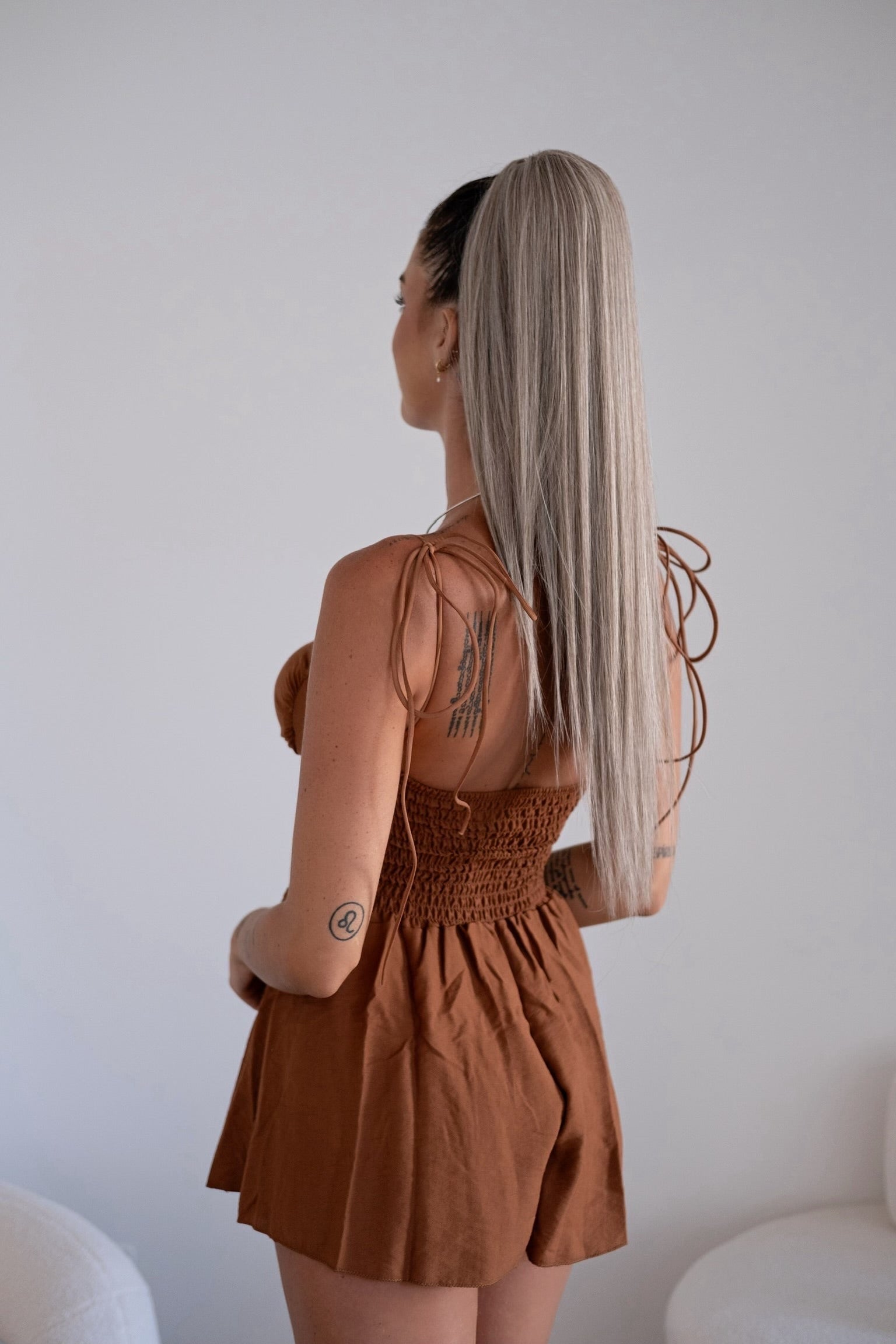 Coda 70cm liscia con Coulisse vari colori