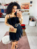 Abito in tulle nero Venere