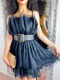 Abito in tulle nero Venere