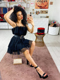 Abito in tulle nero Venere