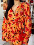 Abito con rouge e fiocchi