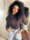 Blusa a fiorellini Rossi
