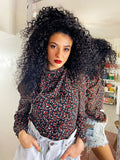 Blusa a fiorellini Rossi