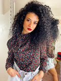 Blusa a fiorellini Rossi