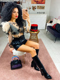 Blusa con farfalle