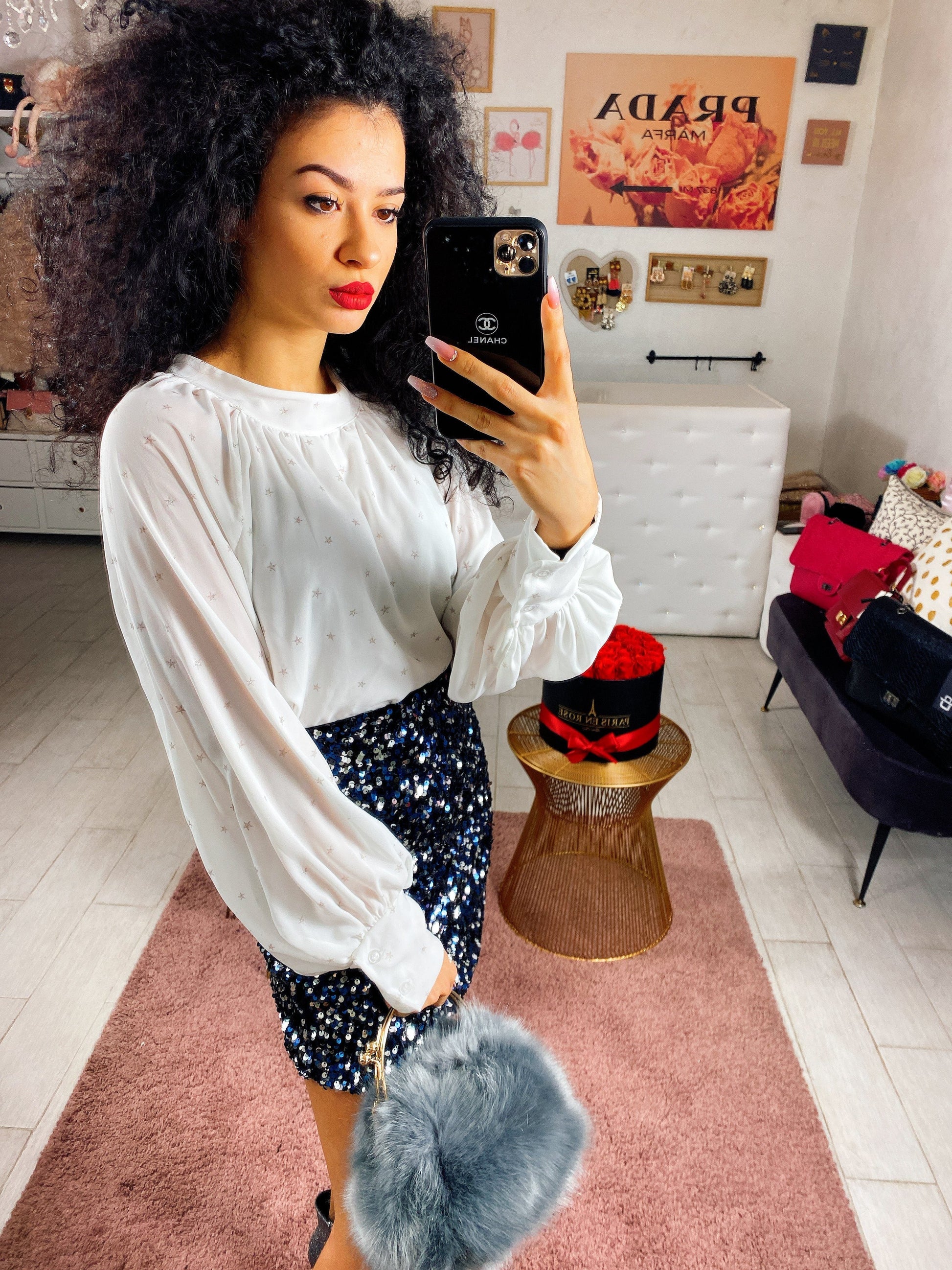 Blusa con stelline