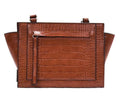 Borsa con tracolla effetto croco