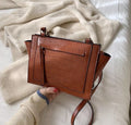 Borsa con tracolla effetto croco