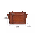 Borsa con tracolla effetto croco