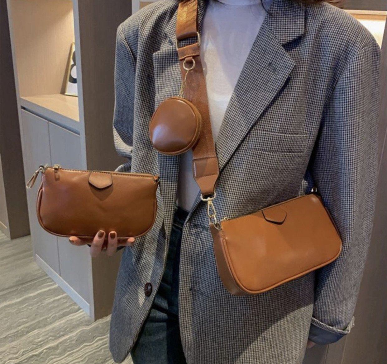 Borsa multi pochette