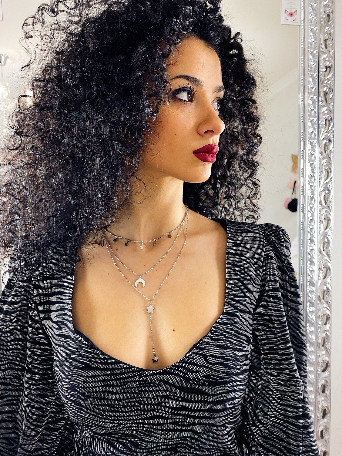 Collana luna e stelle