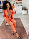 Completo giacca e pantalone pesca