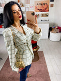 Giacca con dettagli gold