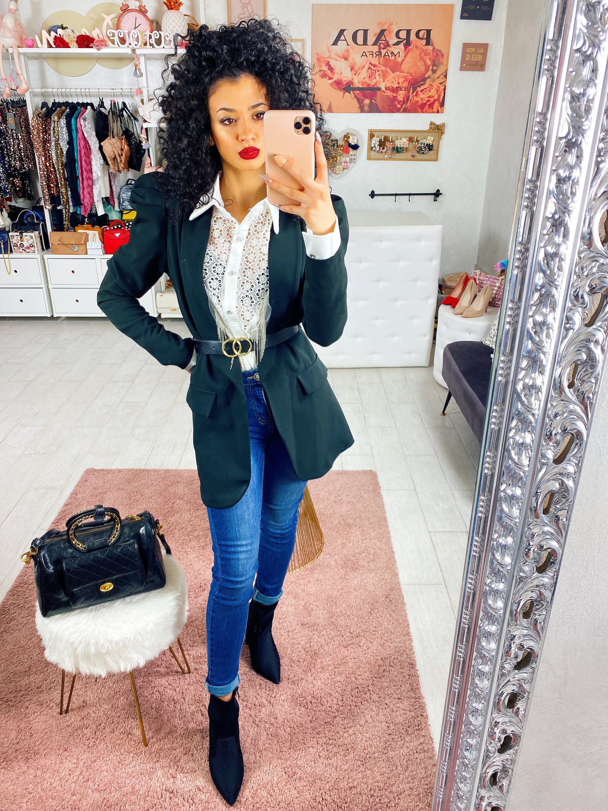 Giacca donna con cintura