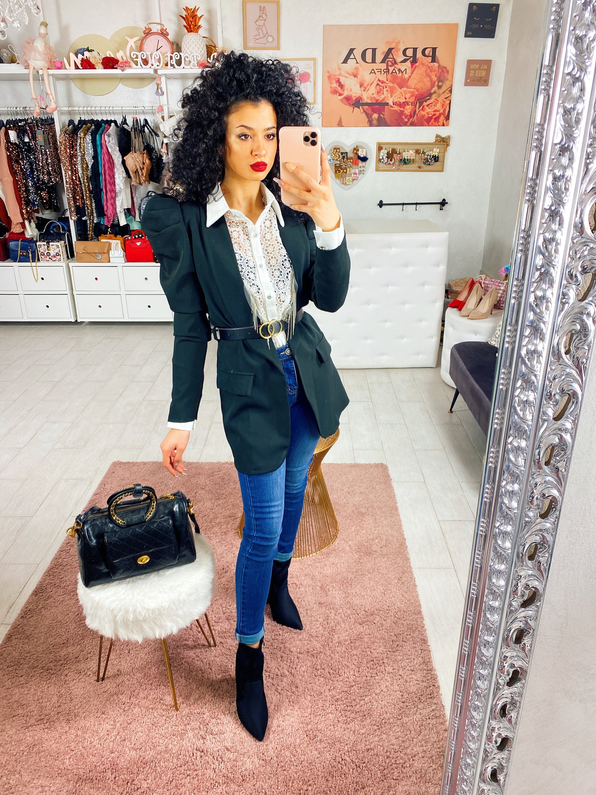 Giacca donna con cintura