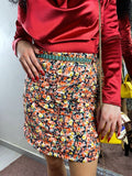 Gonna a fiori arancio