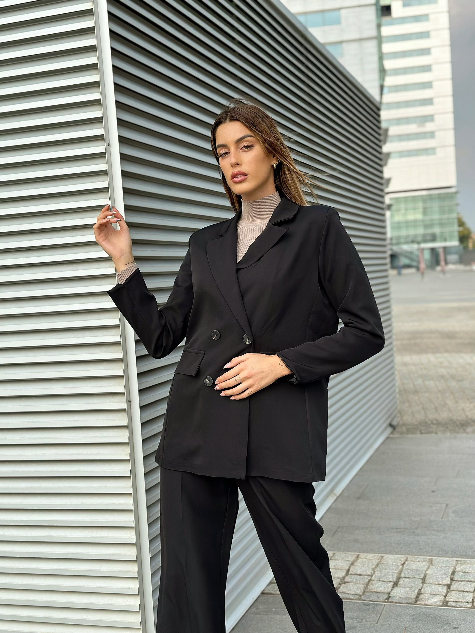 Completo giacca e pantalone nero