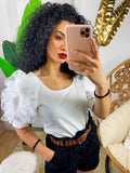Short nero con elastico in vita
