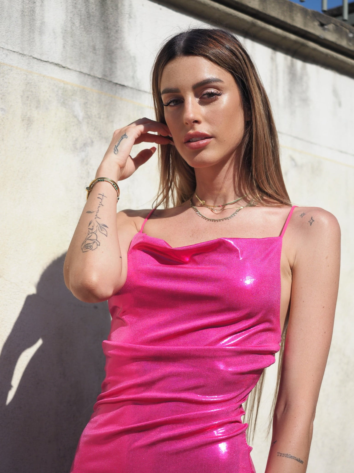 Abito lux Fuxia