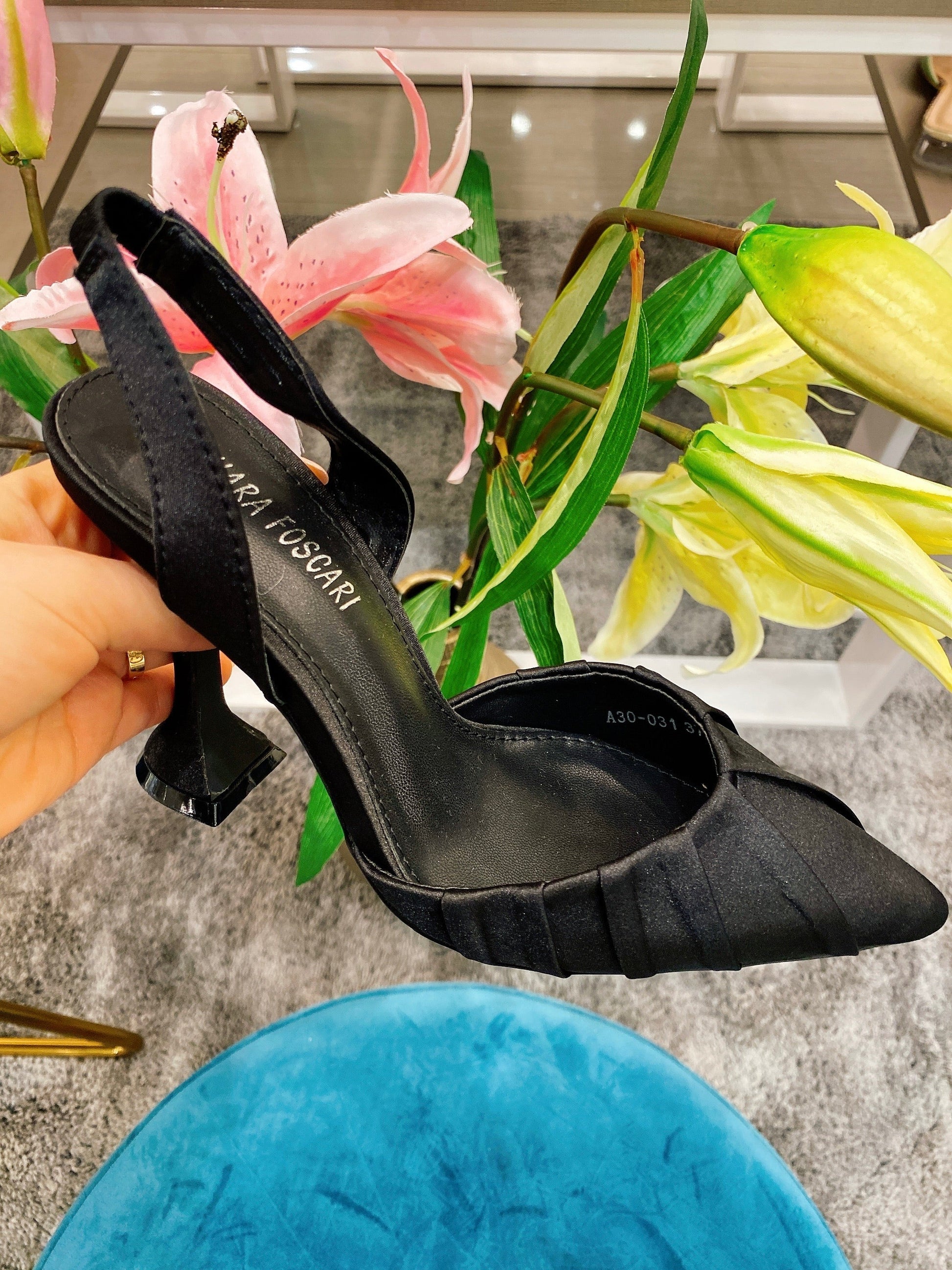 Tacco black con arricciature