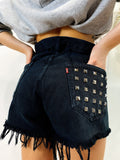 Short Levi’s Vintage con Borchie Nero