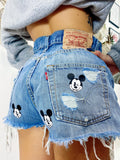 Short Levi’s Vintage con stampa topolino bagno medio