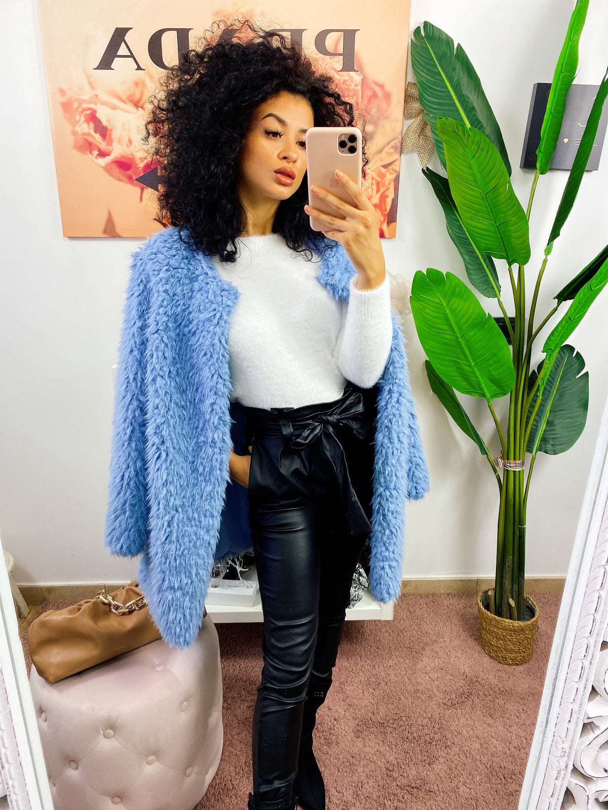 Cappotto con pelo
