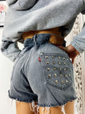Levi’s Vintage grigio con borchie