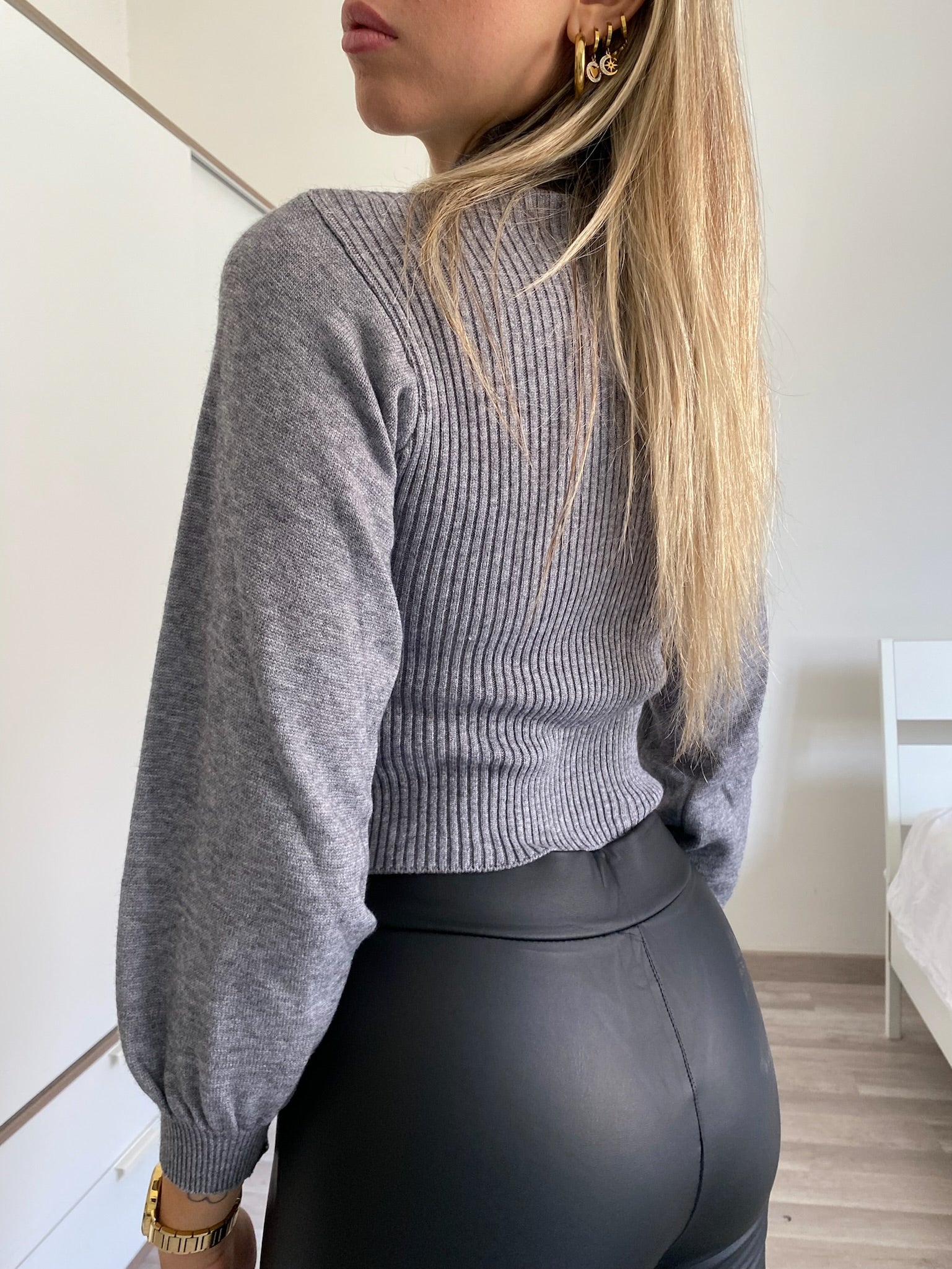 Maglioncino basic Grigio