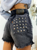 Short Levi’s Vintage Nero con Borchie