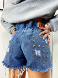 Short Levi’s Vintage bagno medio con borchie
