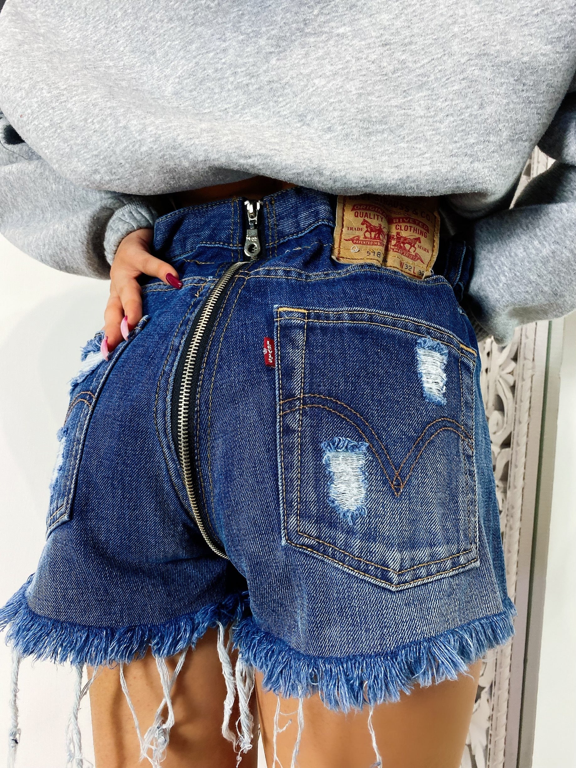 Levi’s Vintage bagno medio con zip posteriore