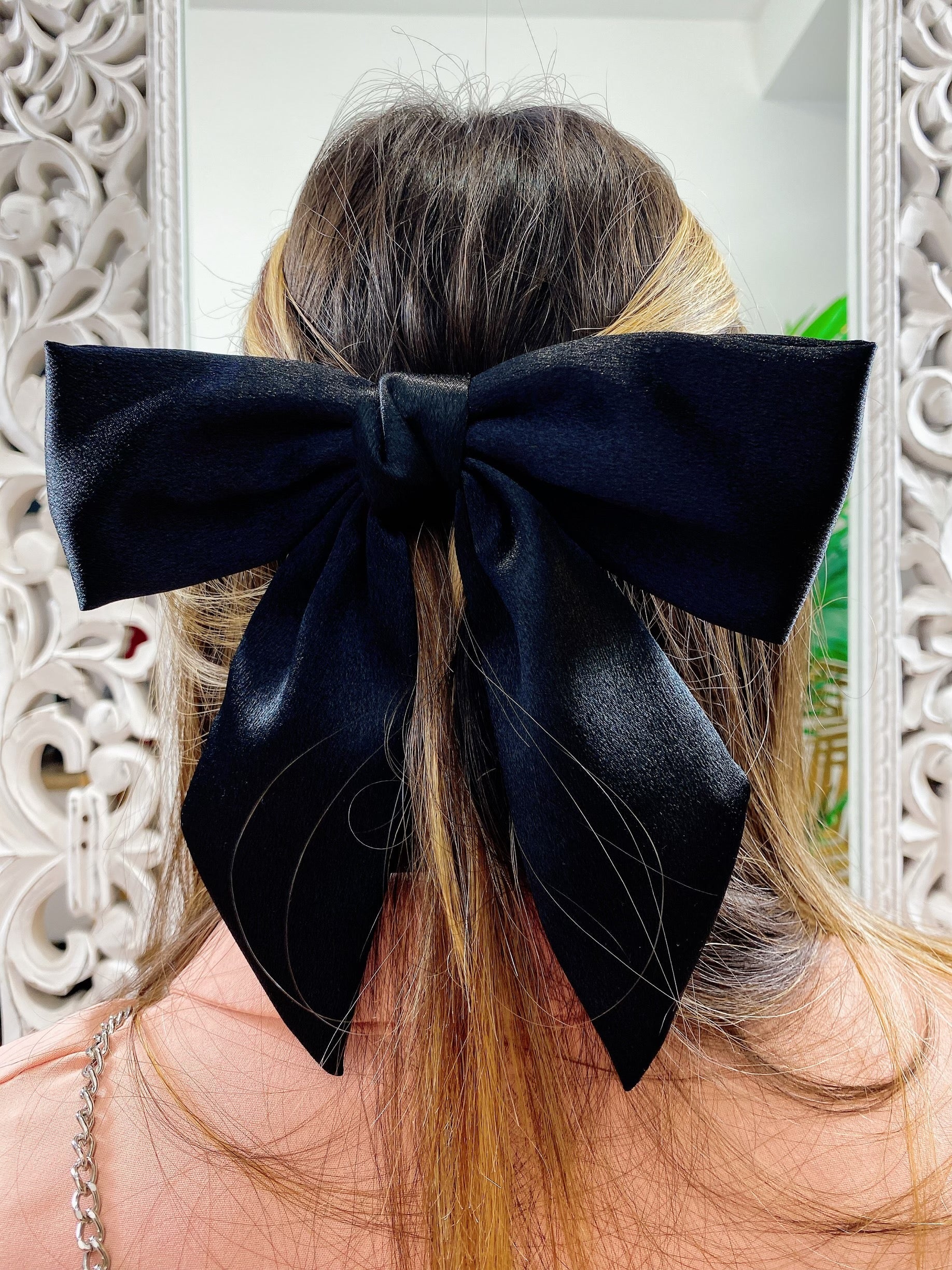 Fiocco in raso per capelli