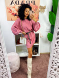 Maxi felpa easy rosa