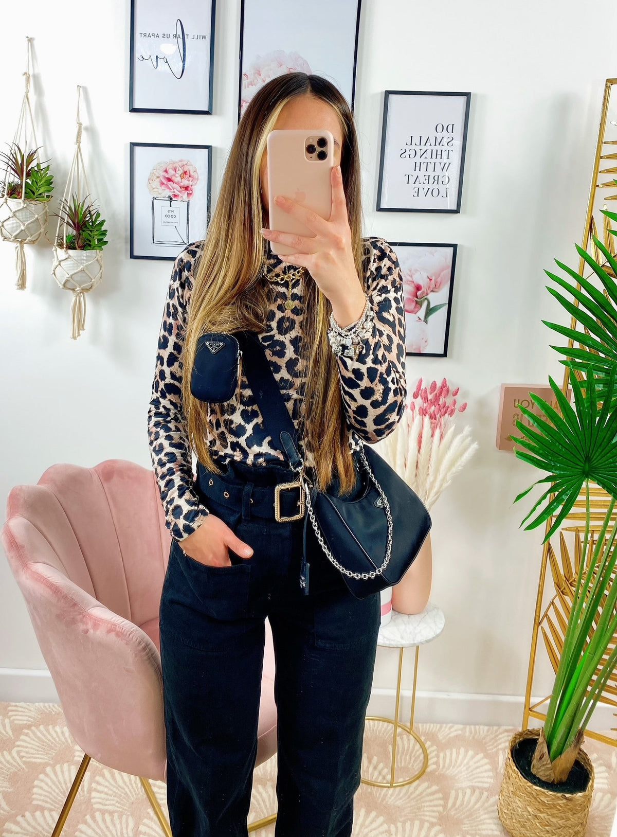 Jeans boyfriend nero con cintura compresa