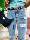 Jeans con strappi bagno chiaro