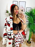 Completo giacca e pantalone dettaglio Rosso