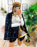Completo Giacca e Short Nero