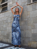 Abito jeans con spille